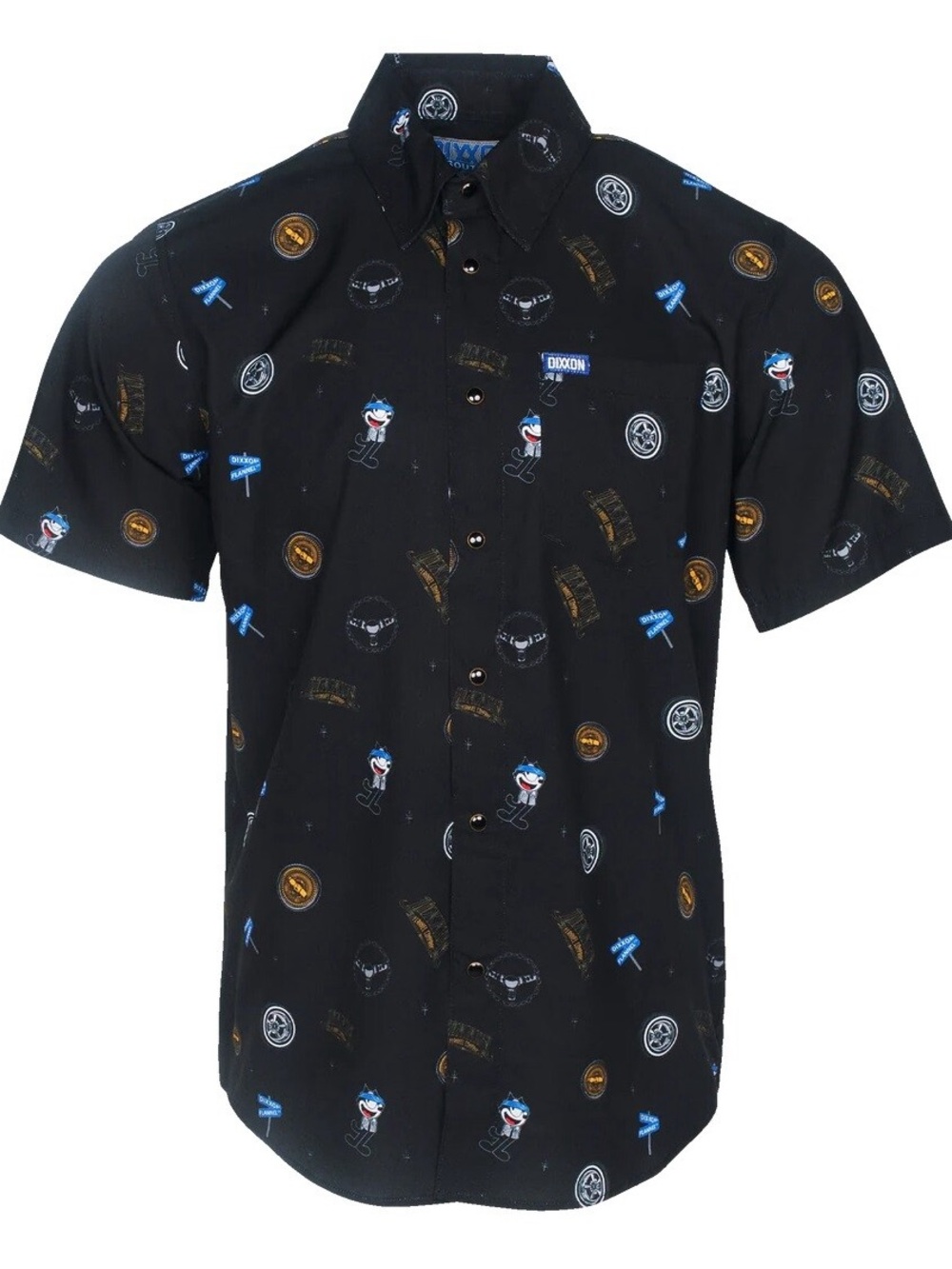 DIXXON Flannel Co South Central LA Felix Cat Party Shirt